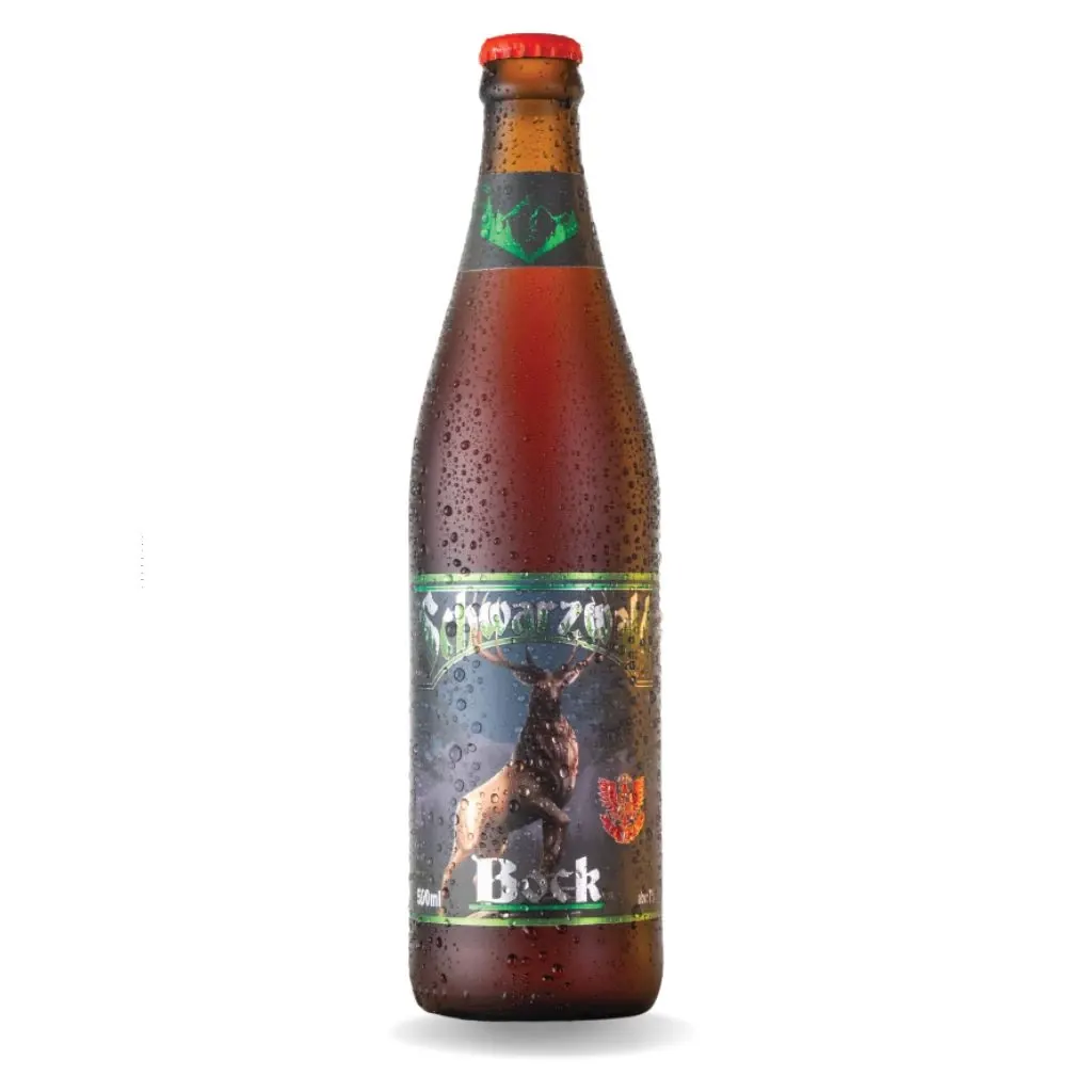 Schwarzwald Bock: Garrafa 500 ml e Lata 350 ml